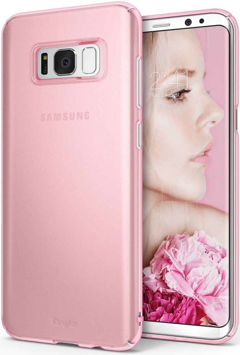 Ringke Slim Samsung Galaxy S8 Hoesje Roze afbeelding 1