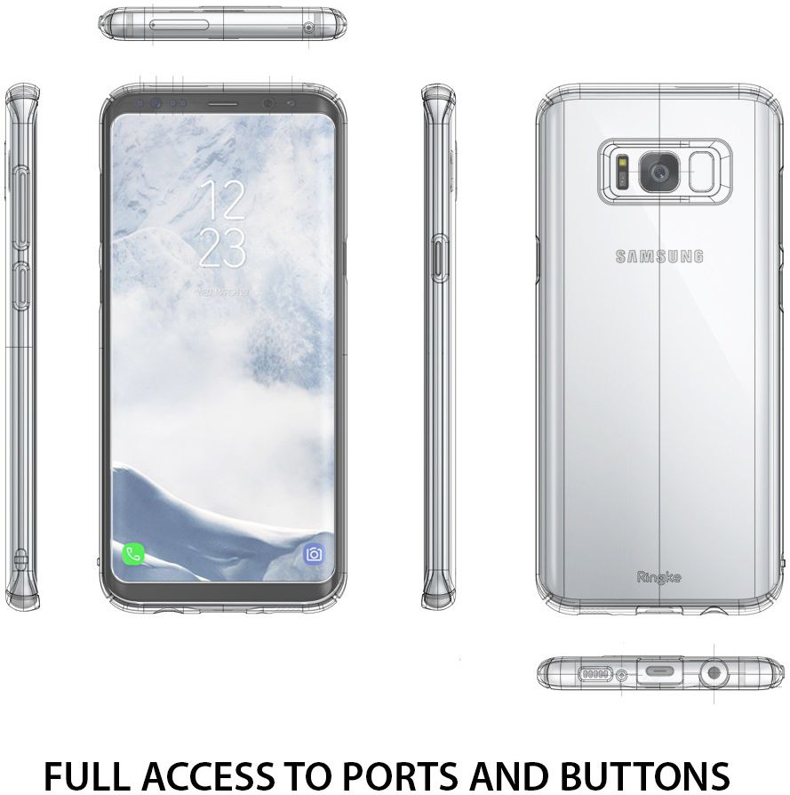 Ringke Slim Samsung Galaxy S8 Hoesje Roze afbeelding 4