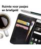 Rosso Huawei P9 Lite Hoesje Premium Book Cover Zwart