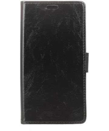 Sony Xperia XA1 Portemonnee Hoesje Zwart Hoesjes