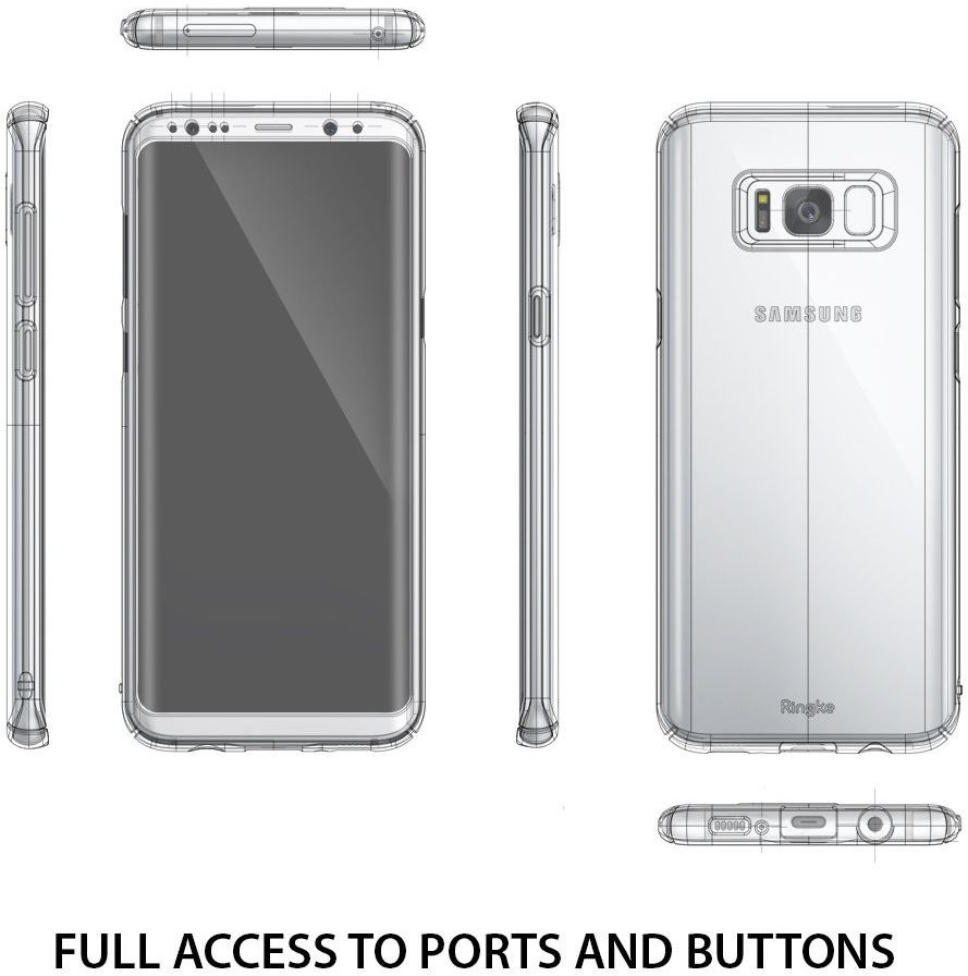 Ringke Slim Samsung Galaxy S8 Plus Hoesje Royal Gold afbeelding 6