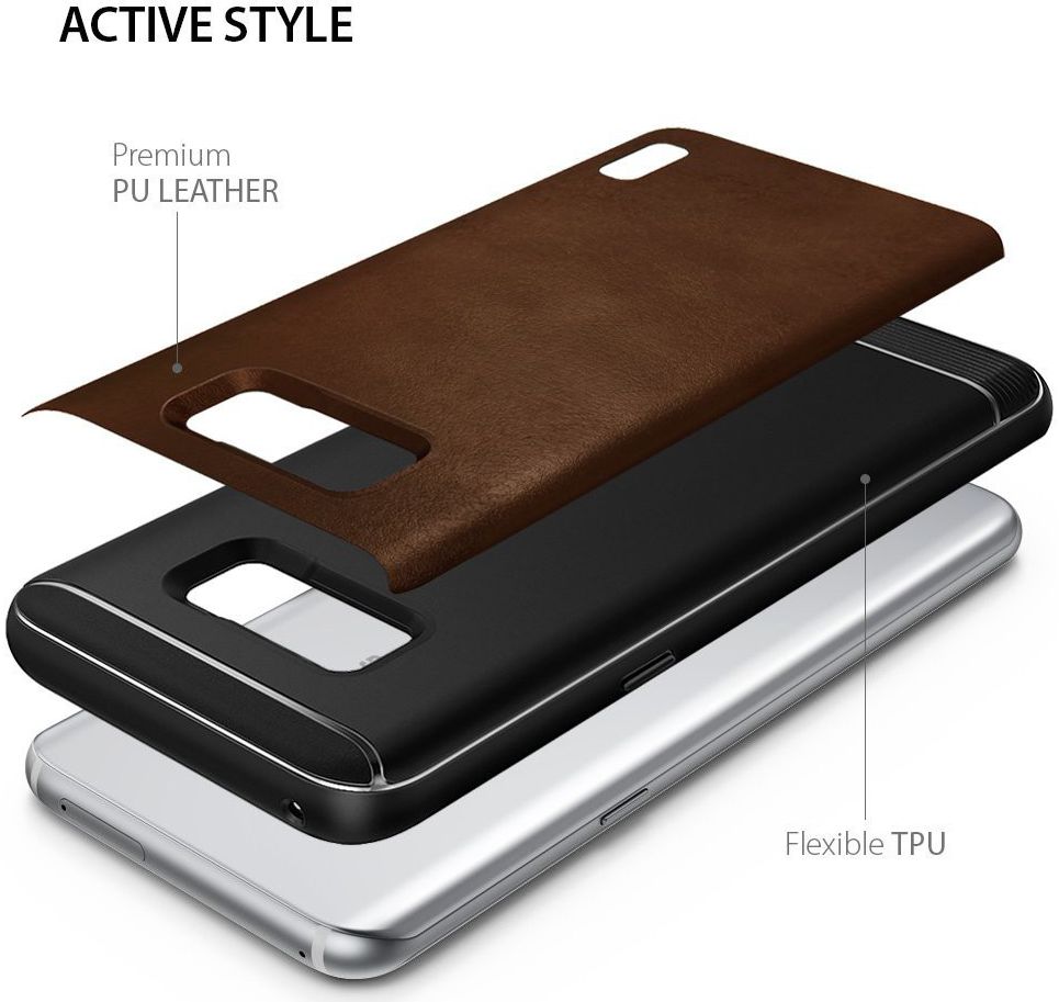Ringke Flex S Samsung Galaxy S8 Hoesje Bruin afbeelding 4