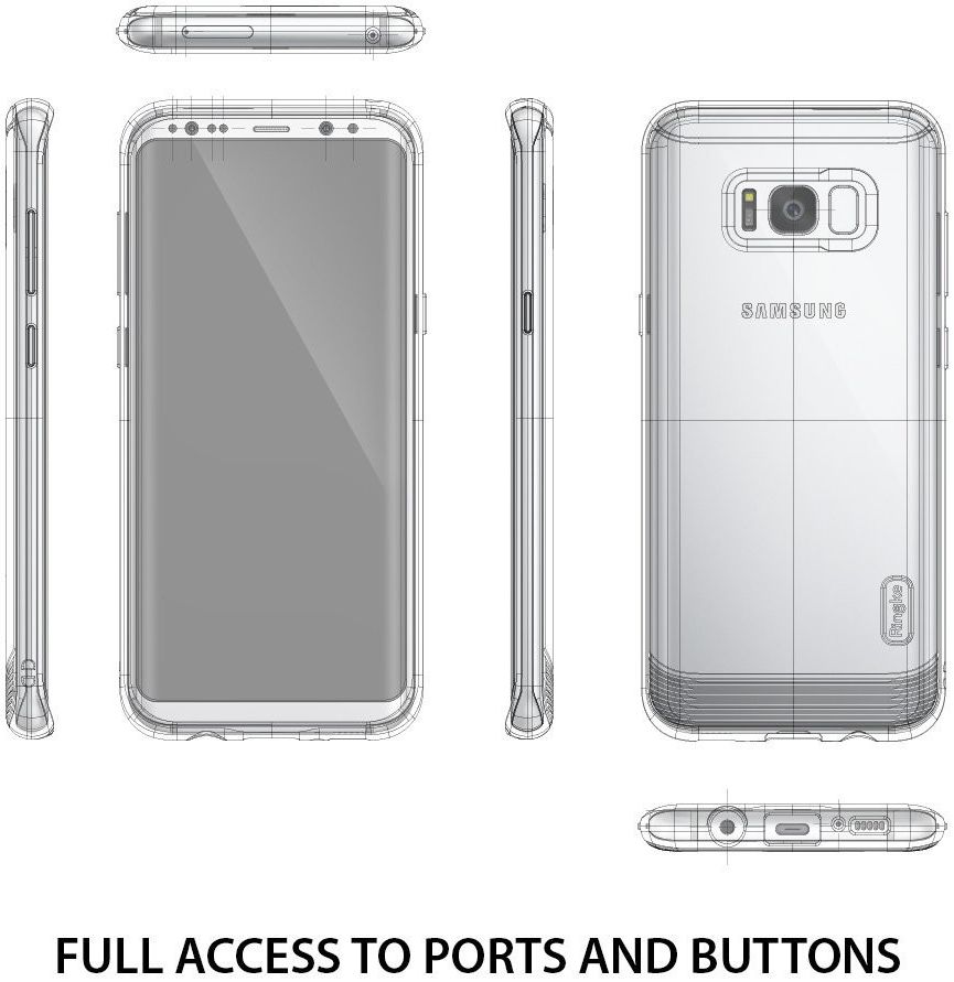 Ringke Flex S Samsung Galaxy S8 Hoesje Bruin afbeelding 6
