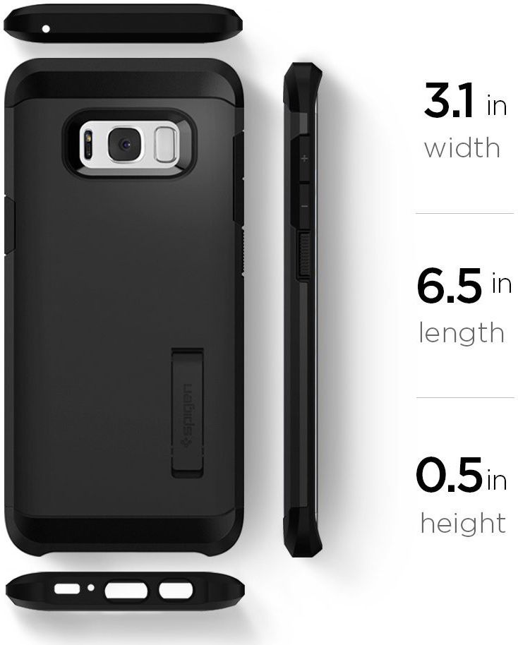 Spigen Tough Armor Hoesje Samsung Galaxy S8 Plus Black afbeelding 10