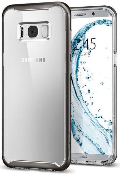Spigen Neo Hybrid Crystal Case Samsung Galaxy S8 Plus Gunmetal afbeelding 1