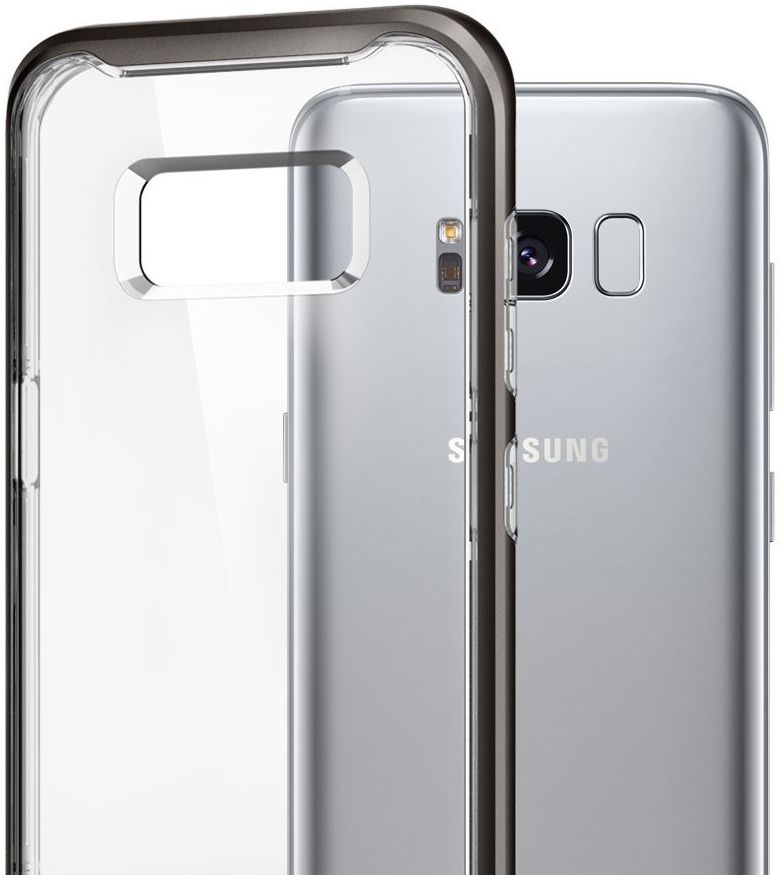 Spigen Neo Hybrid Crystal Case Samsung Galaxy S8 Plus Gunmetal afbeelding 6