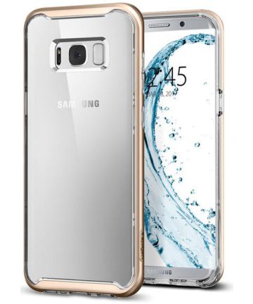 Spigen Neo Hybrid Crystal Case Samsung Galaxy S8 Plus Champagne Gold Hoesjes