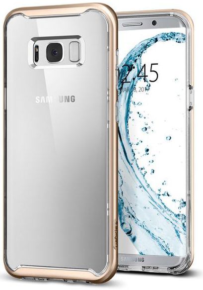 Spigen Neo Hybrid Crystal Case Samsung Galaxy S8 Plus Champagne Gold afbeelding 1