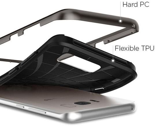 Spigen Neo Hybrid Hoesje Samsung Galaxy S8 Plus Gunmetal afbeelding 4