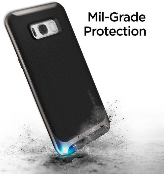 Spigen Neo Hybrid Hoesje Samsung Galaxy S8 Plus Gunmetal afbeelding 3
