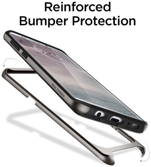 Spigen Neo Hybrid Hoesje Samsung Galaxy S8 Plus Gunmetal afbeelding 5