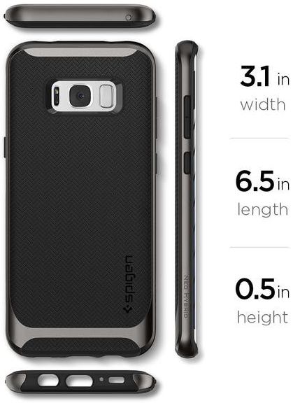 Spigen Neo Hybrid Hoesje Samsung Galaxy S8 Plus Gunmetal afbeelding 7