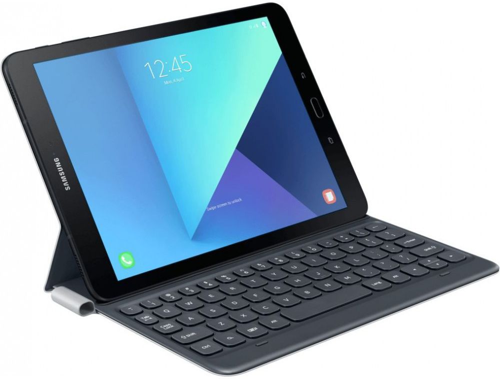 Originele Samsung Galaxy Tab S3 Book Cover Keyboard Wit afbeelding 1