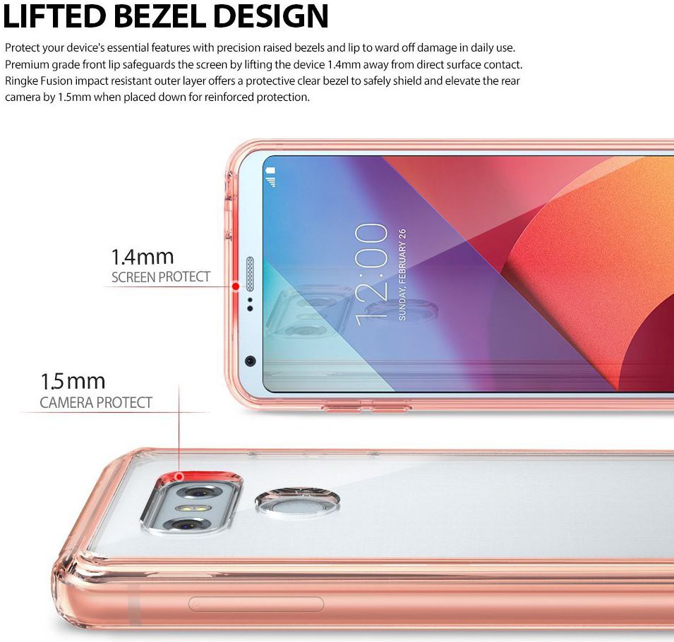 Ringke Fusion LG G6 Hoesje Transparant afbeelding 5