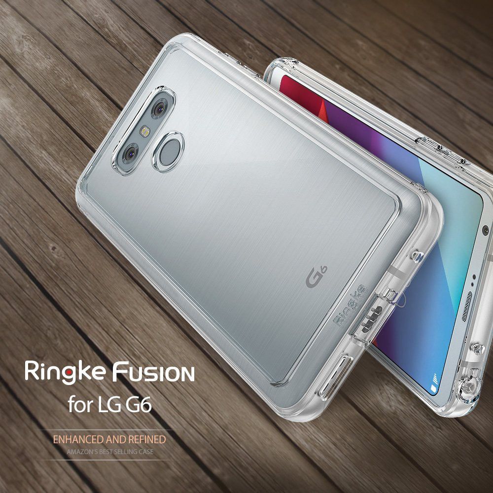 Ringke Fusion LG G6 Hoesje Smoke Black afbeelding 2