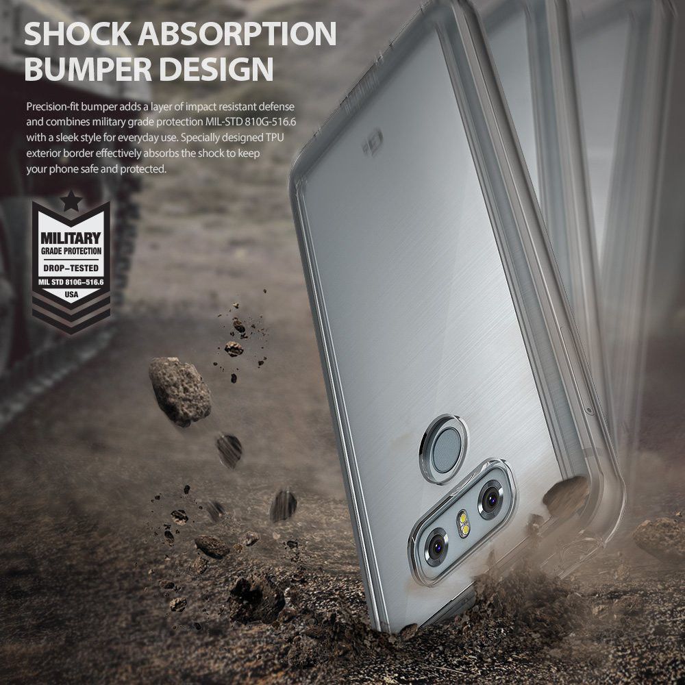 Ringke Fusion LG G6 Hoesje Smoke Black afbeelding 5