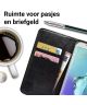 Rosso Samsung Galaxy S7 Edge Hoesje Premium Book Cover Zwart
