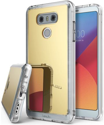 Ringke Fusion Mirror LG G6 Spiegel Hoesje Royal Gold Hoesjes