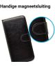 Rosso Motorola Moto G5 Plus Hoesje Premium Book Cover Zwart