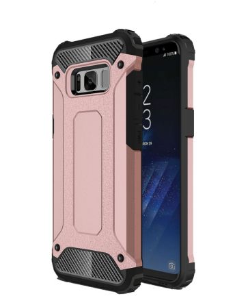 Samsung Galaxy S8 Plus Hybride Hoesje Roze Goud Hoesjes
