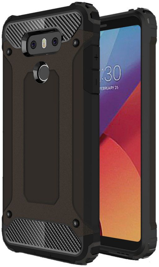 LG G6 Hybride Hoesje Zwart afbeelding 1