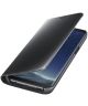 Samsung Galaxy S8 Clear View Flip Case Zwart