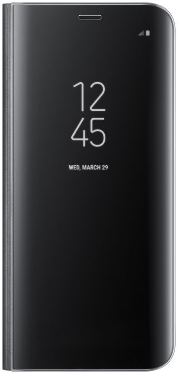 Samsung Galaxy S8 Clear View Flip Case Zwart afbeelding 1