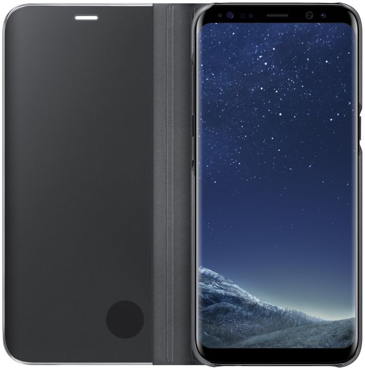 Samsung Galaxy S8 Clear View Flip Case Zwart afbeelding 3