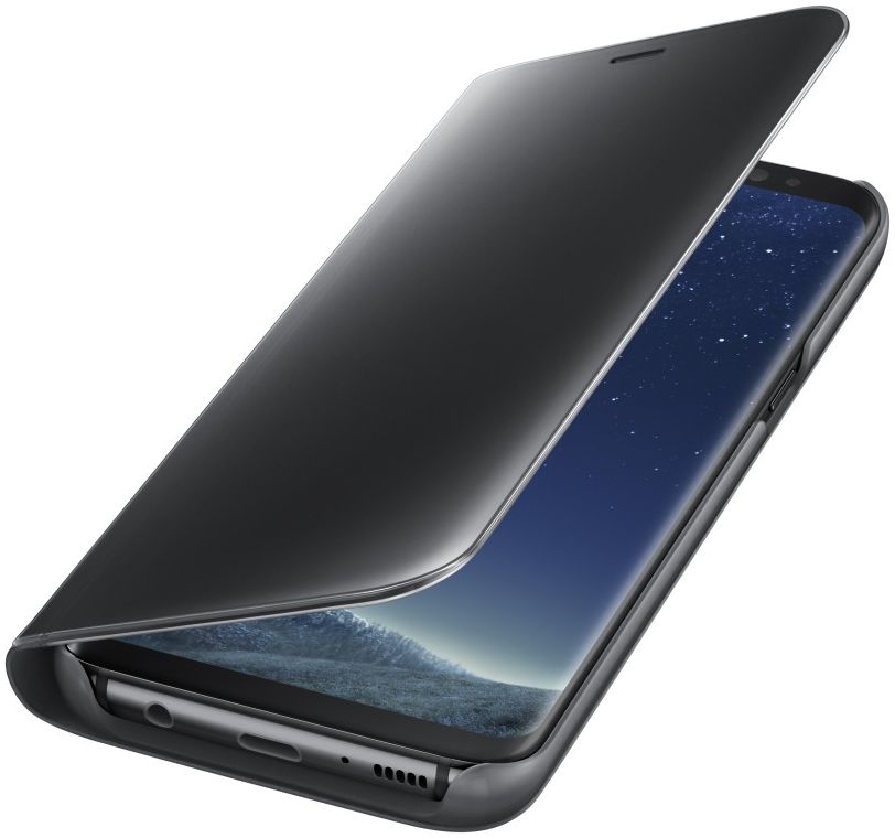 Samsung Galaxy S8 Clear View Flip Case Zwart afbeelding 4