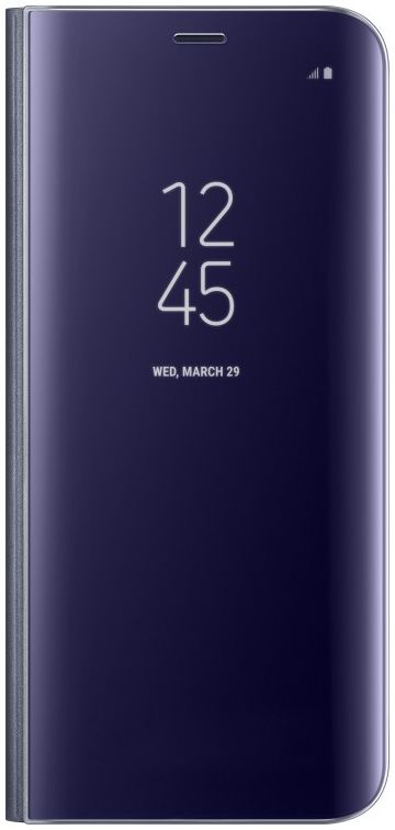 Samsung Galaxy S8 Clear View Flip Case Paars afbeelding 1