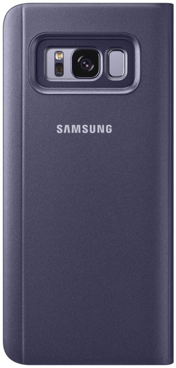 Samsung Galaxy S8 Clear View Flip Case Paars afbeelding 6