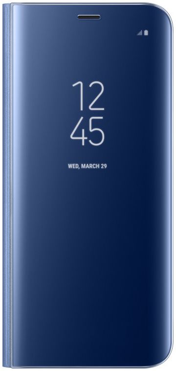 Samsung Galaxy S8 Clear View Flip Case Blauw afbeelding 1