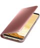 Samsung Galaxy S8 Clear View Flip Case Roze