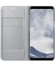 Samsung Galaxy S8 Led View Hoesje Zilver Origineel