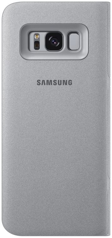 Samsung Galaxy S8 Led View Hoesje Zilver Origineel afbeelding 3