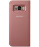 Samsung Galaxy S8 Led View Hoesje Roze Origineel