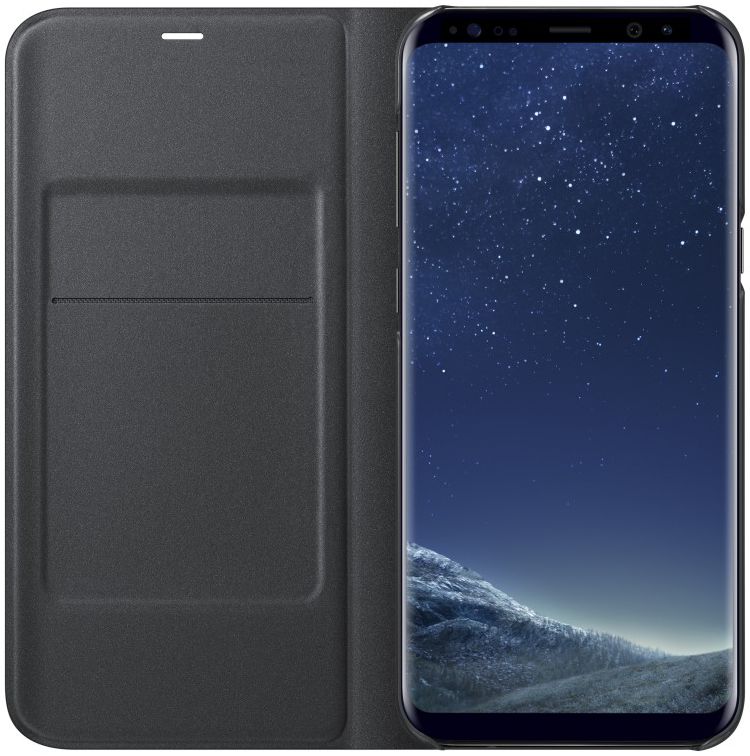 Samsung Galaxy S8 Plus Led View Hoesje Zwart Origineel afbeelding 3