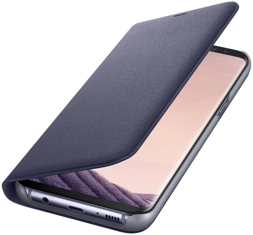 Samsung Galaxy S8 Plus Led View Hoesje Paars Origineel afbeelding 2