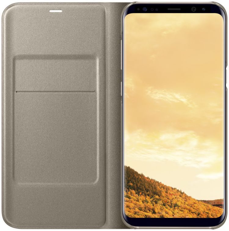 Origineel Samsung Galaxy S8 Plus Hoesje LED View Cover Goud afbeelding 2