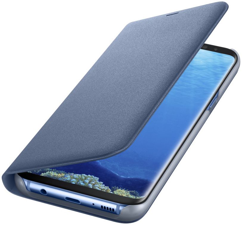 Samsung Galaxy S8 Plus Led View Hoesje Blauw Origineel afbeelding 2