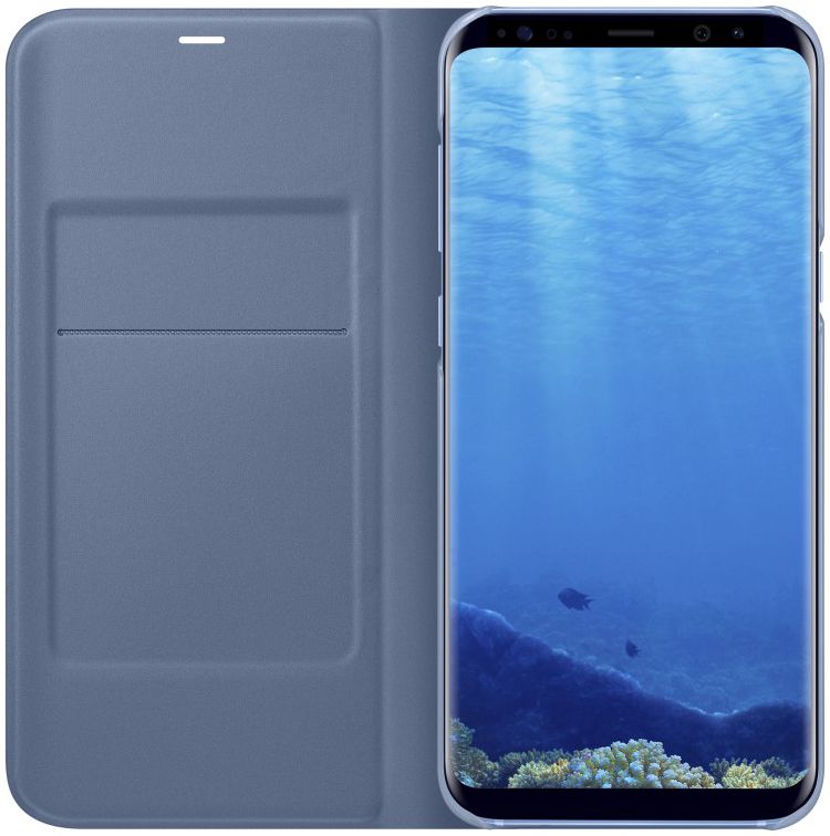 Samsung Galaxy S8 Plus Led View Hoesje Blauw Origineel afbeelding 4