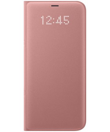 Samsung Galaxy S8 Plus Led View Hoesje Roze Origineel Hoesjes