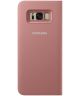 Samsung Galaxy S8 Plus Led View Hoesje Roze Origineel