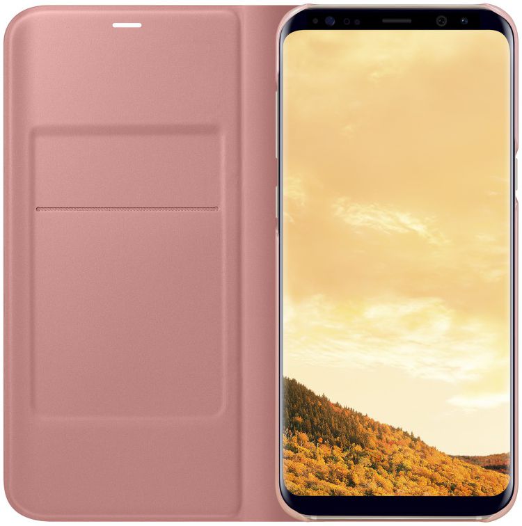 Samsung Galaxy S8 Plus Led View Hoesje Roze Origineel afbeelding 4