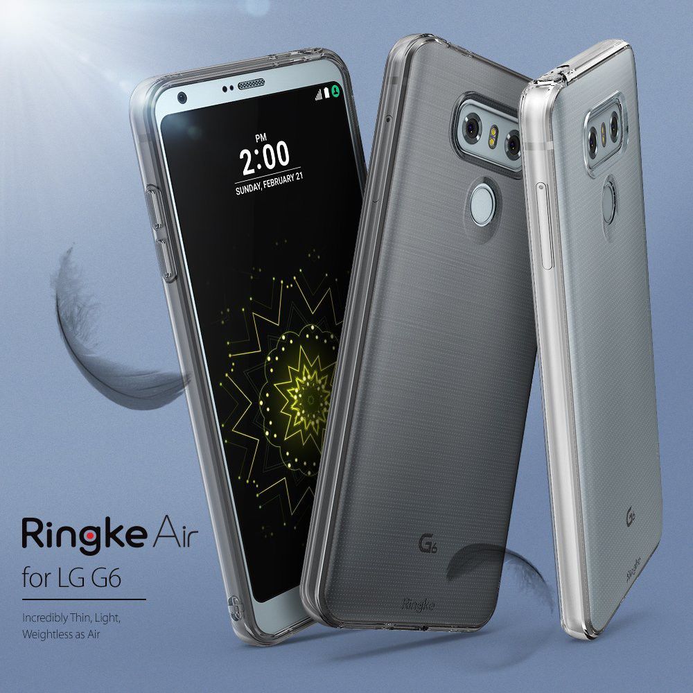 Ringke Air LG G6 Hoesje Smoke Black afbeelding 10