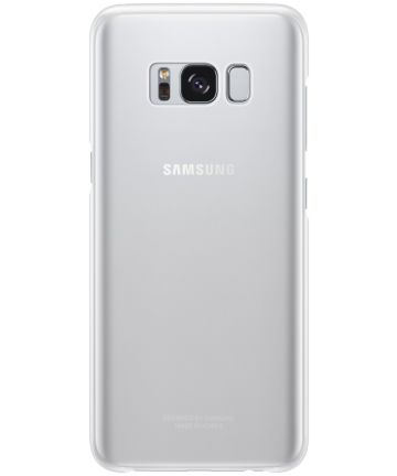 Samsung Galaxy S8 Clear Cover Zilver Origineel Hoesjes
