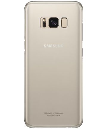 Samsung Galaxy S8 Clear Cover Goud Origineel Hoesjes