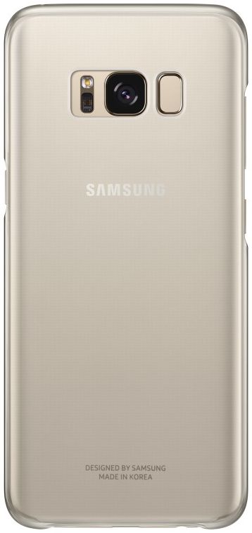 Samsung Galaxy S8 Clear Cover Goud Origineel afbeelding 1