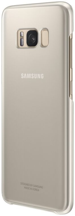 Samsung Galaxy S8 Clear Cover Goud Origineel afbeelding 3