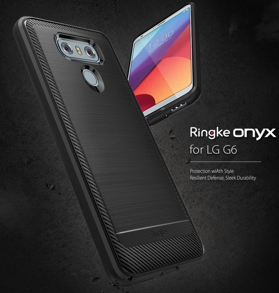 Ringke Onyx LG G6 Hoesje Zwart afbeelding 2